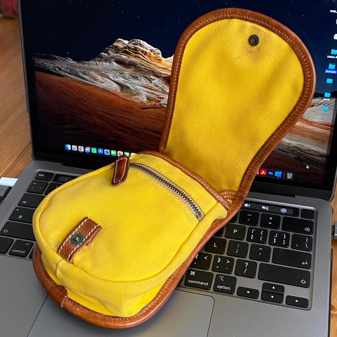 Felisi 497 イタリア製 ゴルフボールポーチ ベルトループ スマホ 希少