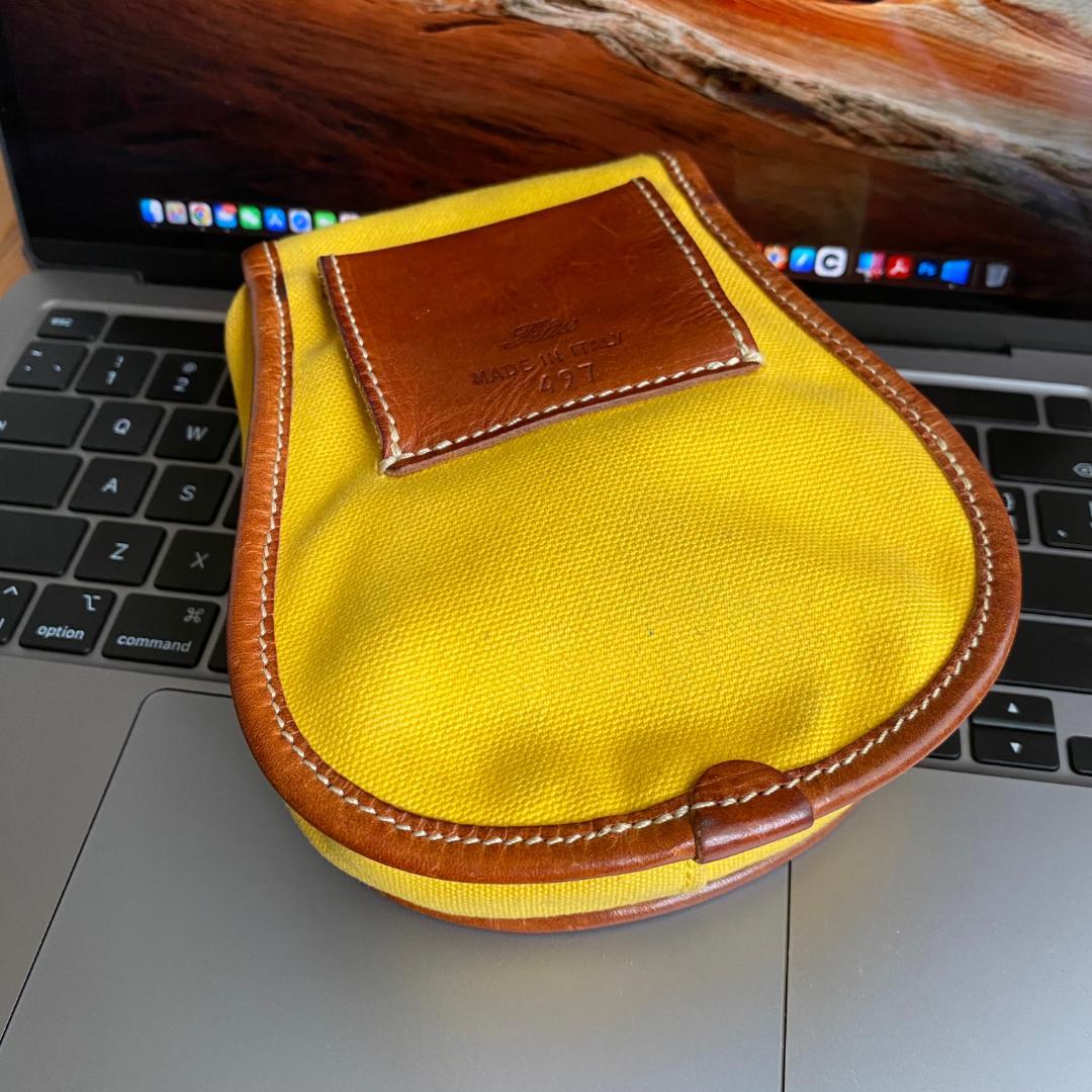 Felisi 497 イタリア製 ゴルフボールポーチ ベルトループ スマホ 希少