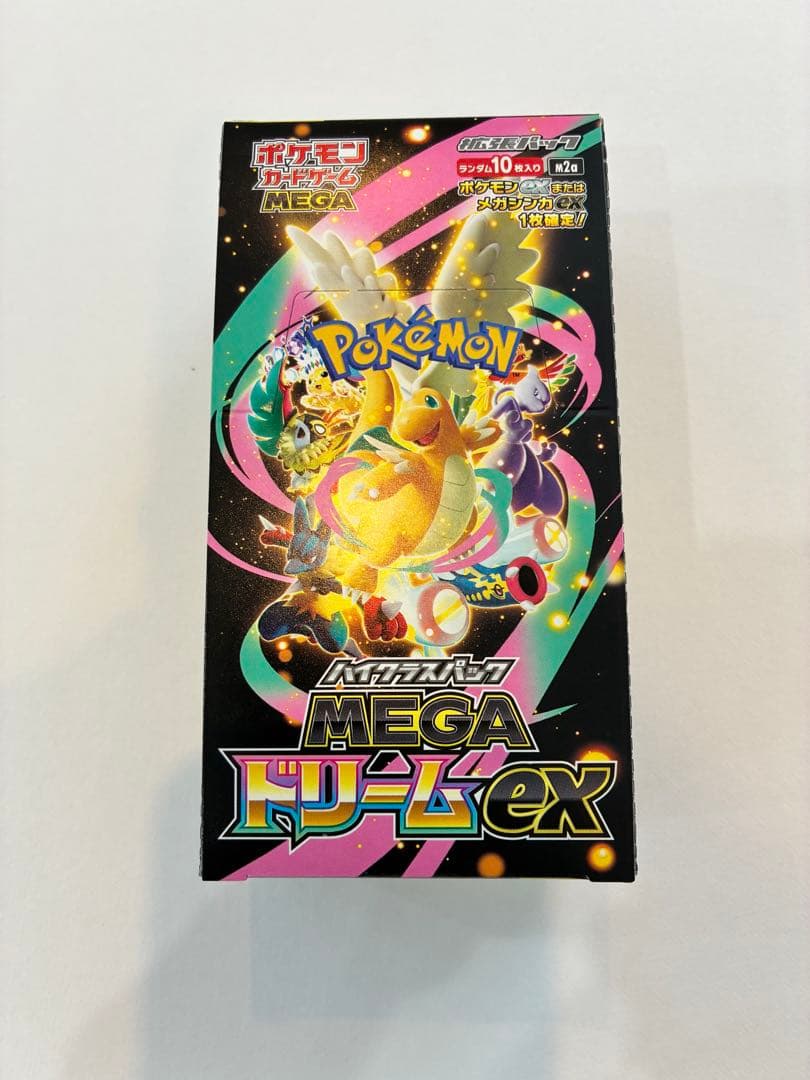 ポケモンカードゲーム MEGA ドリーム1box シュリンクなし　ぺりぺり付き