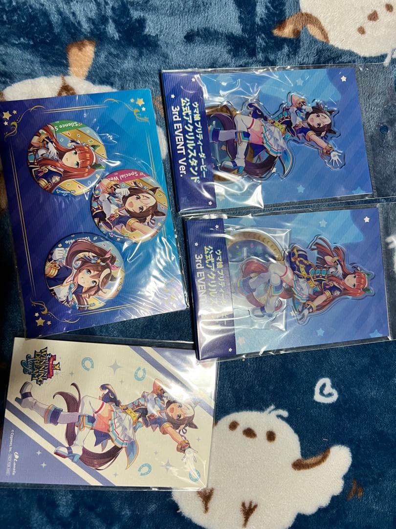 ウマ娘 公式 3rd EVENT Ver. タグキャンバスアートブレード缶バッジ