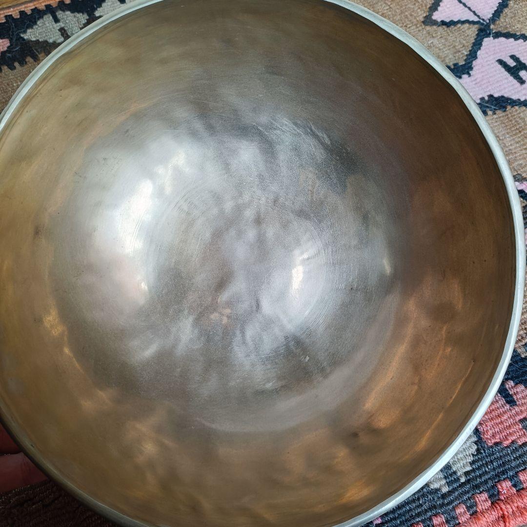大きめ 24cm 本物 シンギングボウル 3点セット ヒーリング