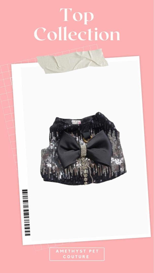 Amethyst Pet Coutureブラックドレス・スカートセット