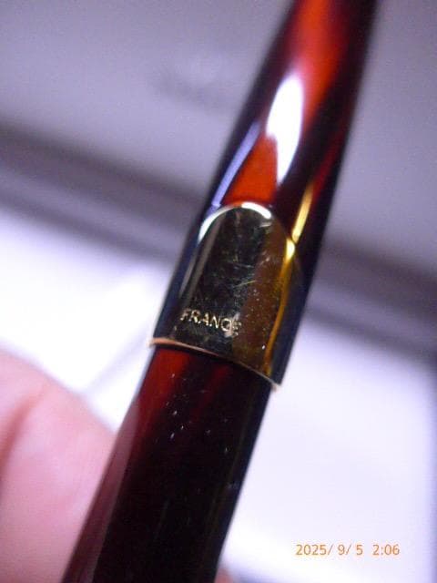 幻のパーカー万年筆　エリプス／Ellipse　深紅　18K 750ペン先、細字