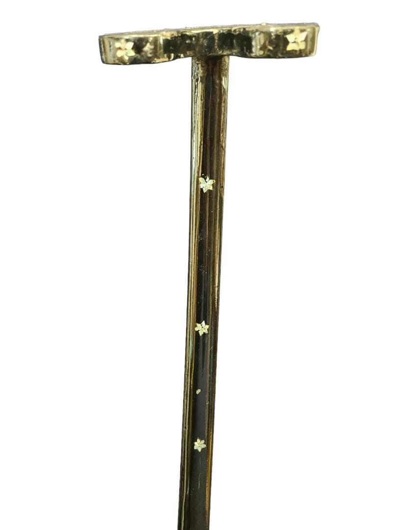 高級刀掛け2 螺鈿 1本掛け 約66ｘ26ｘ20 日本刀 真剣 骨董 0118