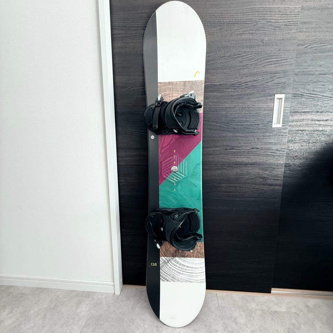 ヘッド　HEAD ROWDY 138cm スノーボード 2点セット