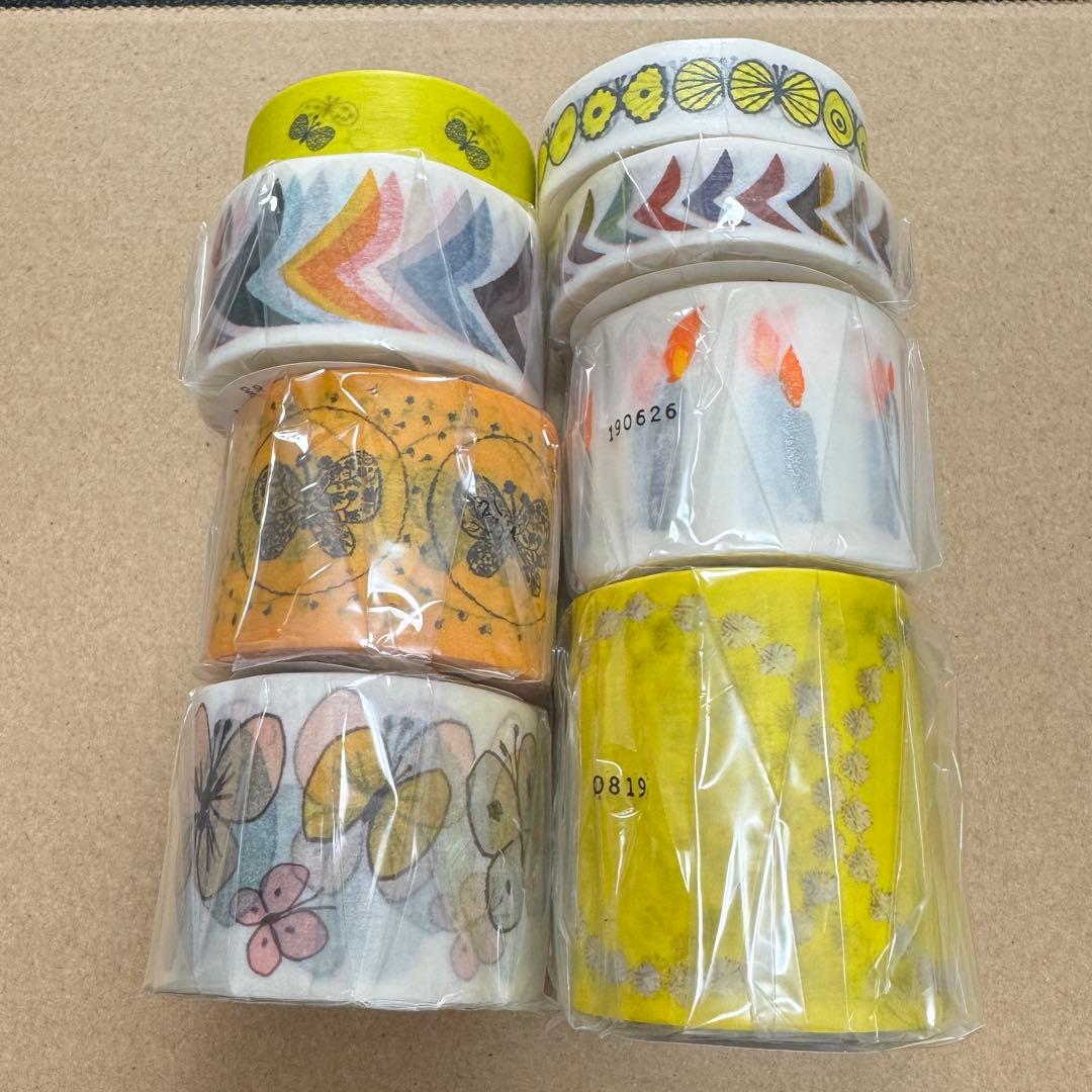 マスキングテープ mt カモ井 ミナペルホネン 9個セット 廃盤 未使用あり