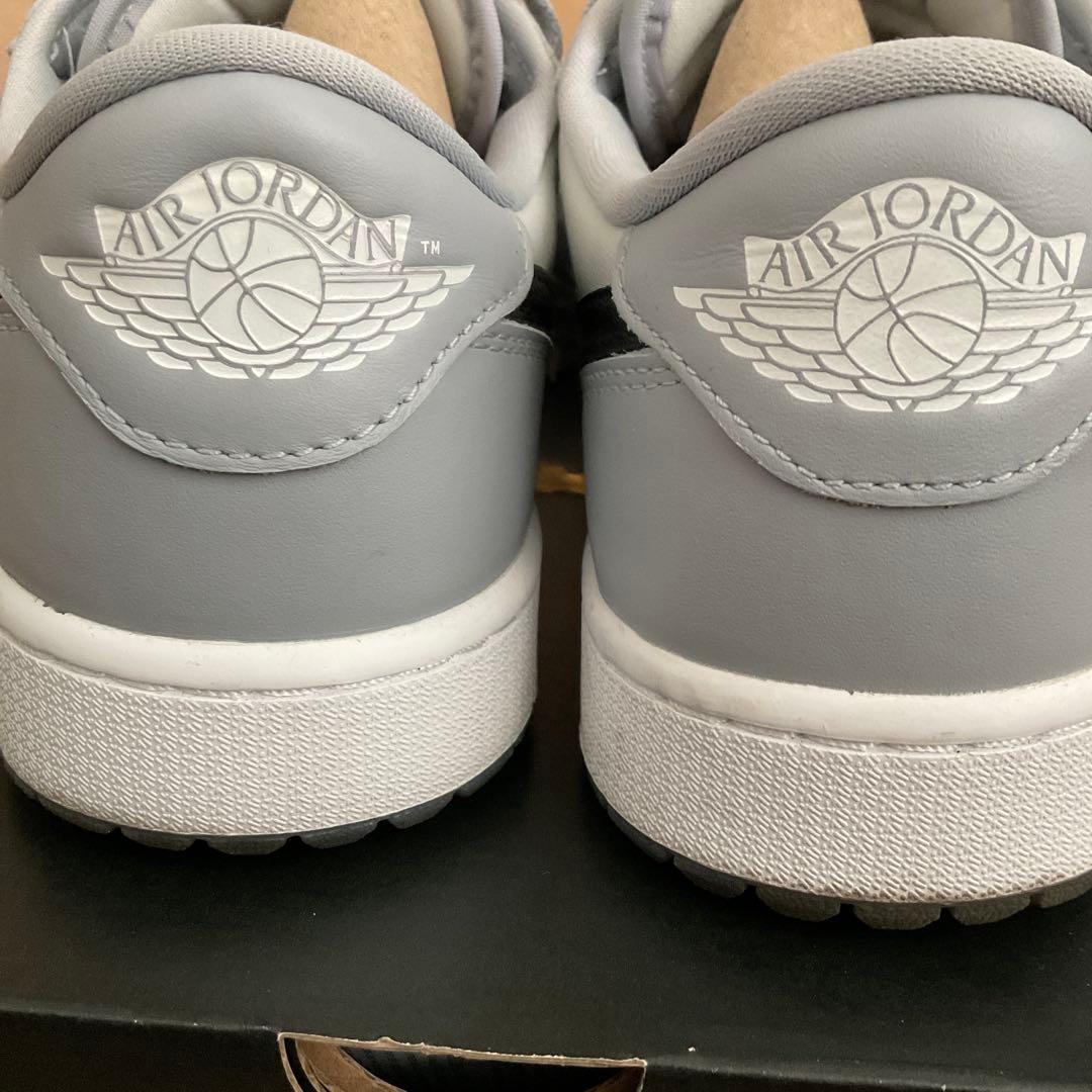 【極美品】ナイキ ジョーダン1 ゴルフ ウルフグレー 27㎝