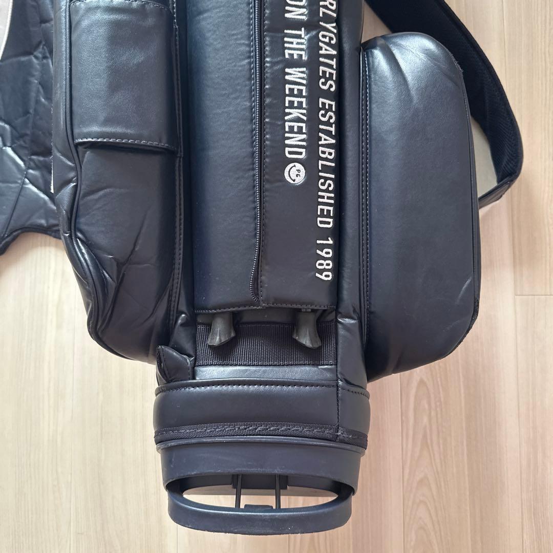 パーリーゲイツ　キャディバッグ　ショルダー式　スタンド式　紺　ネイビー　ゴルフ