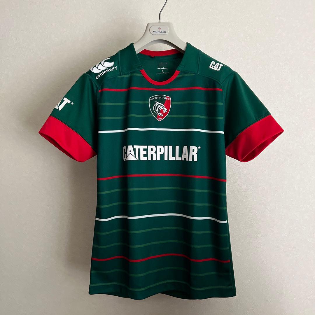 カンタベリー レスタータイガース ラグビー ジャージ ラガシャツ ポロシャツ M