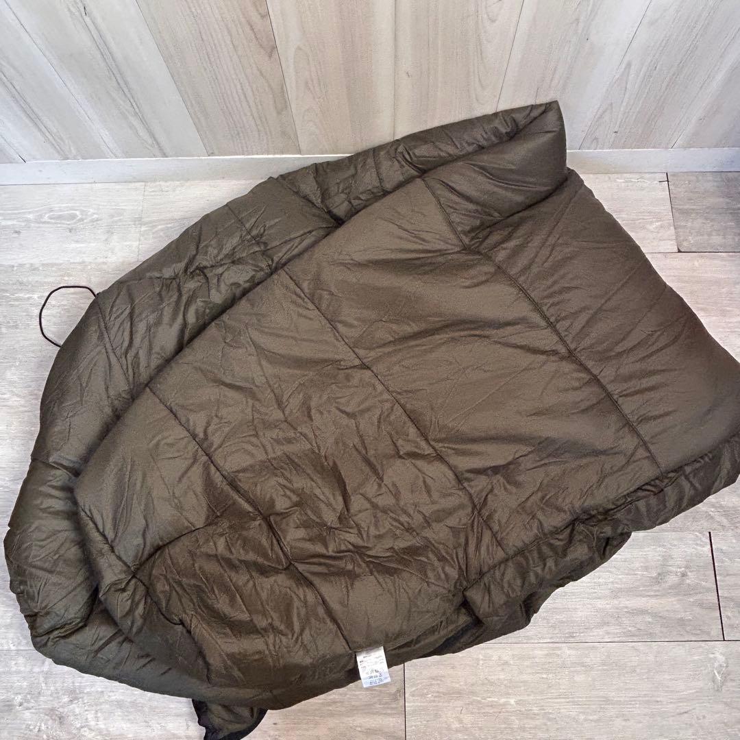 【寝袋】ナンガ VISIONPEAKS シュラフ ブラック カーキ　マミー型