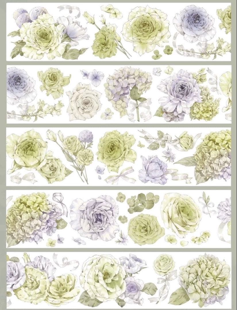 花柒所《予清风》海外マスキングテープ　マステ 【1714】