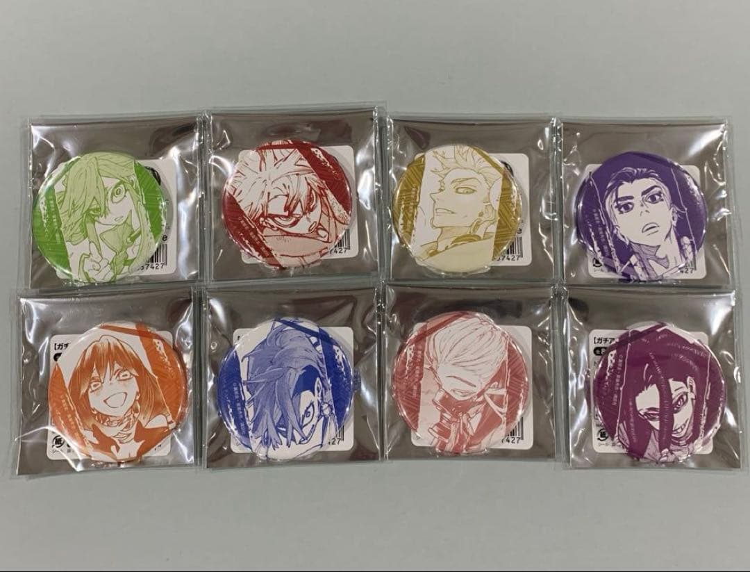 ☆ガチアクタ　缶バッジ　原作画　コンプリート　ルド　ザンカ