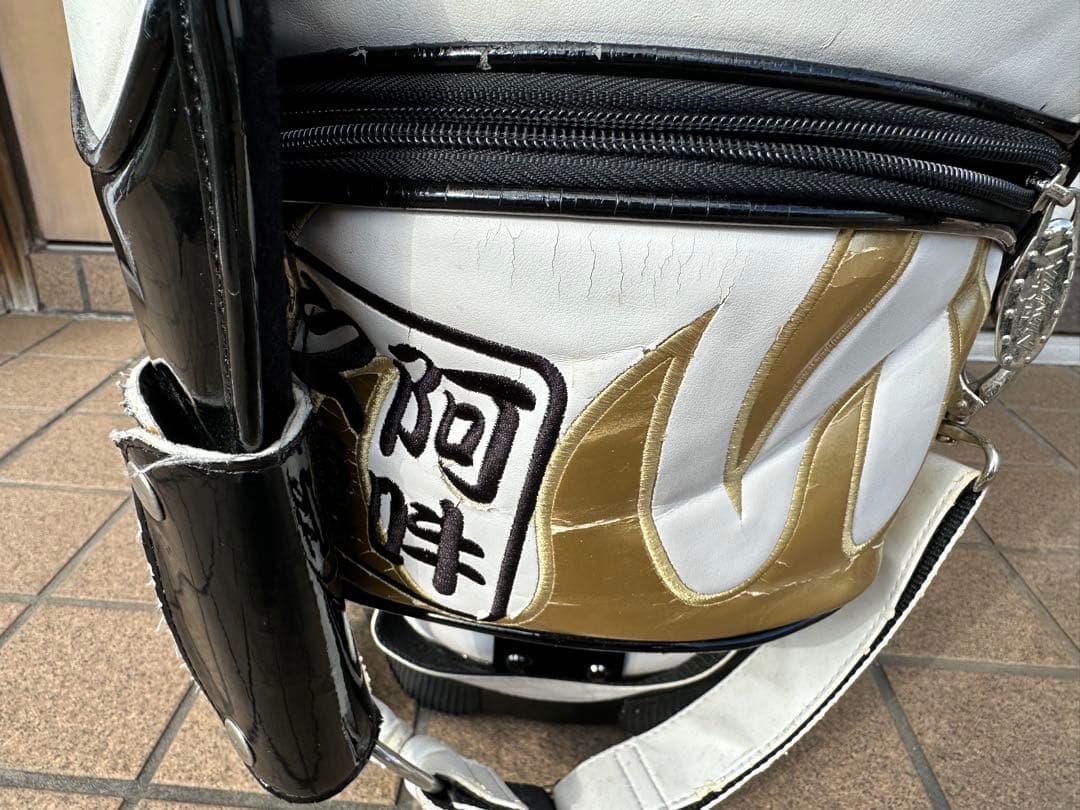 兄〜！　winwinstyle ゴルフキャディバッグ　フード付き