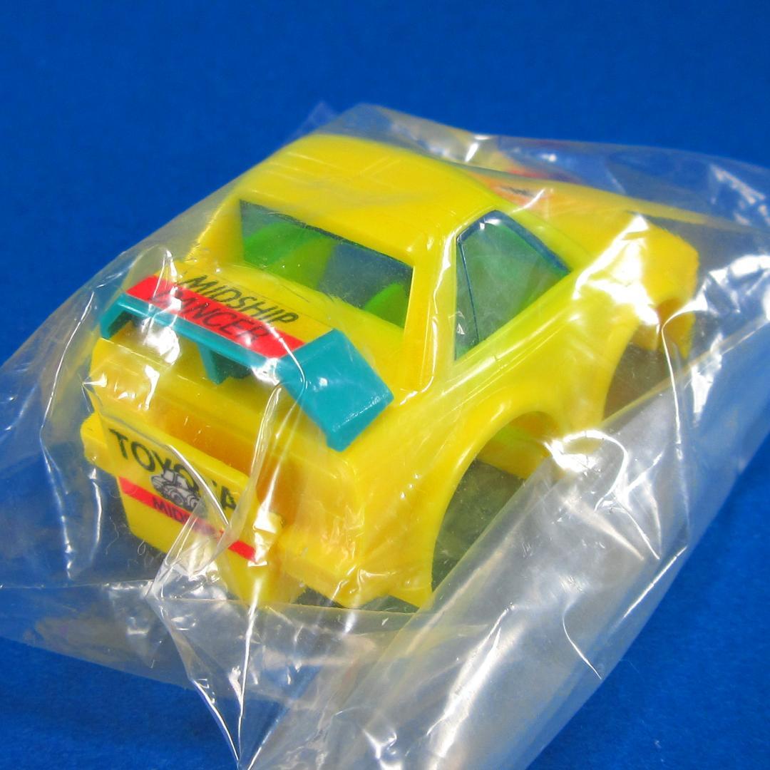 懐かしい 交換用新品ボディ 日本製 チョロＱ A-60 MR-2 黄 白 青