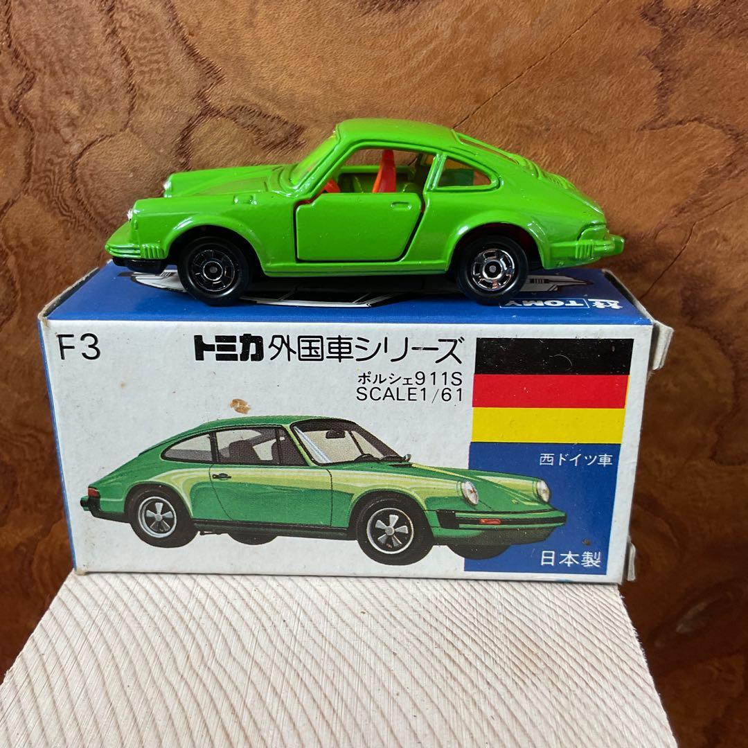 トミカ ポルシェ911S グリーン 1/61 F3