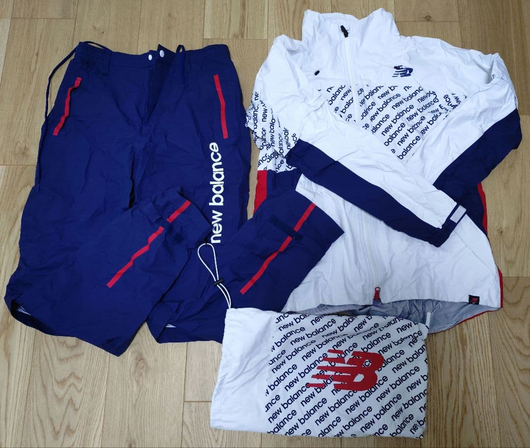 New Balance GOLF レインウエア上下セット 3サイズ Mサイズ相当