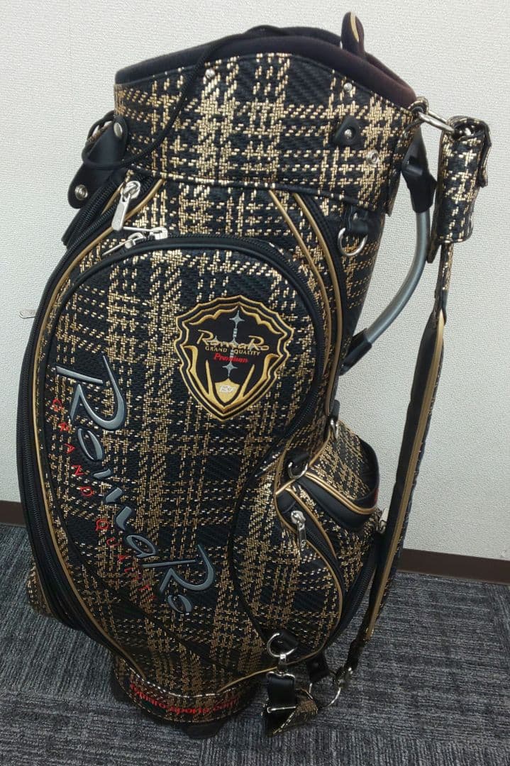 おとく物RomaRo プレミアムキャディバック ブラック/シルバー