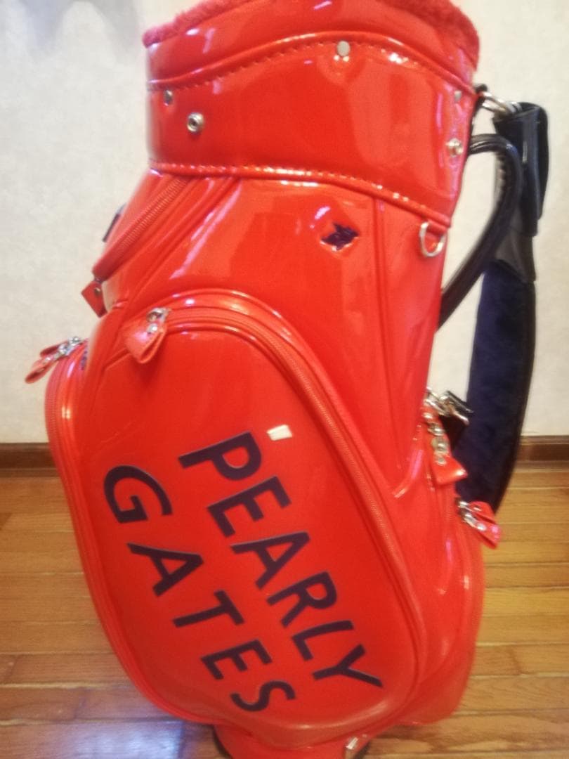 PEARLY GATES キャディバッグ レッド