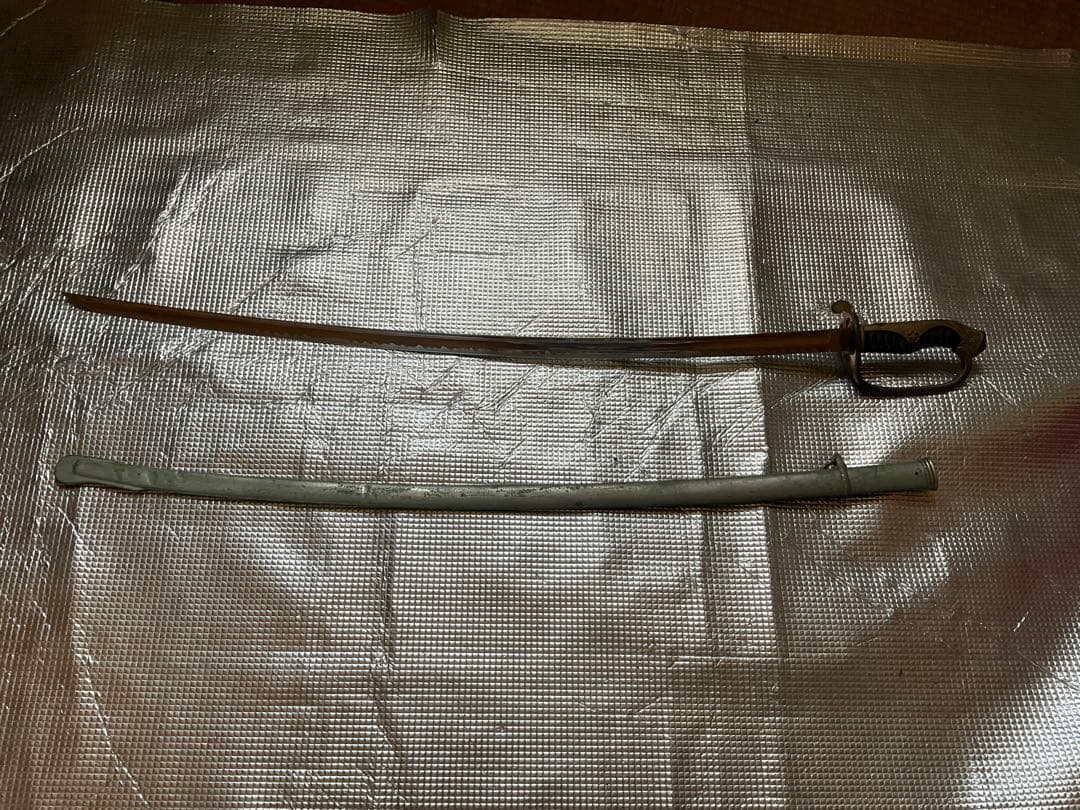 タイガー・ジェット・シンのサーベル。【キズ、サビ、擦りあり、模造刀、昭和レトロ】