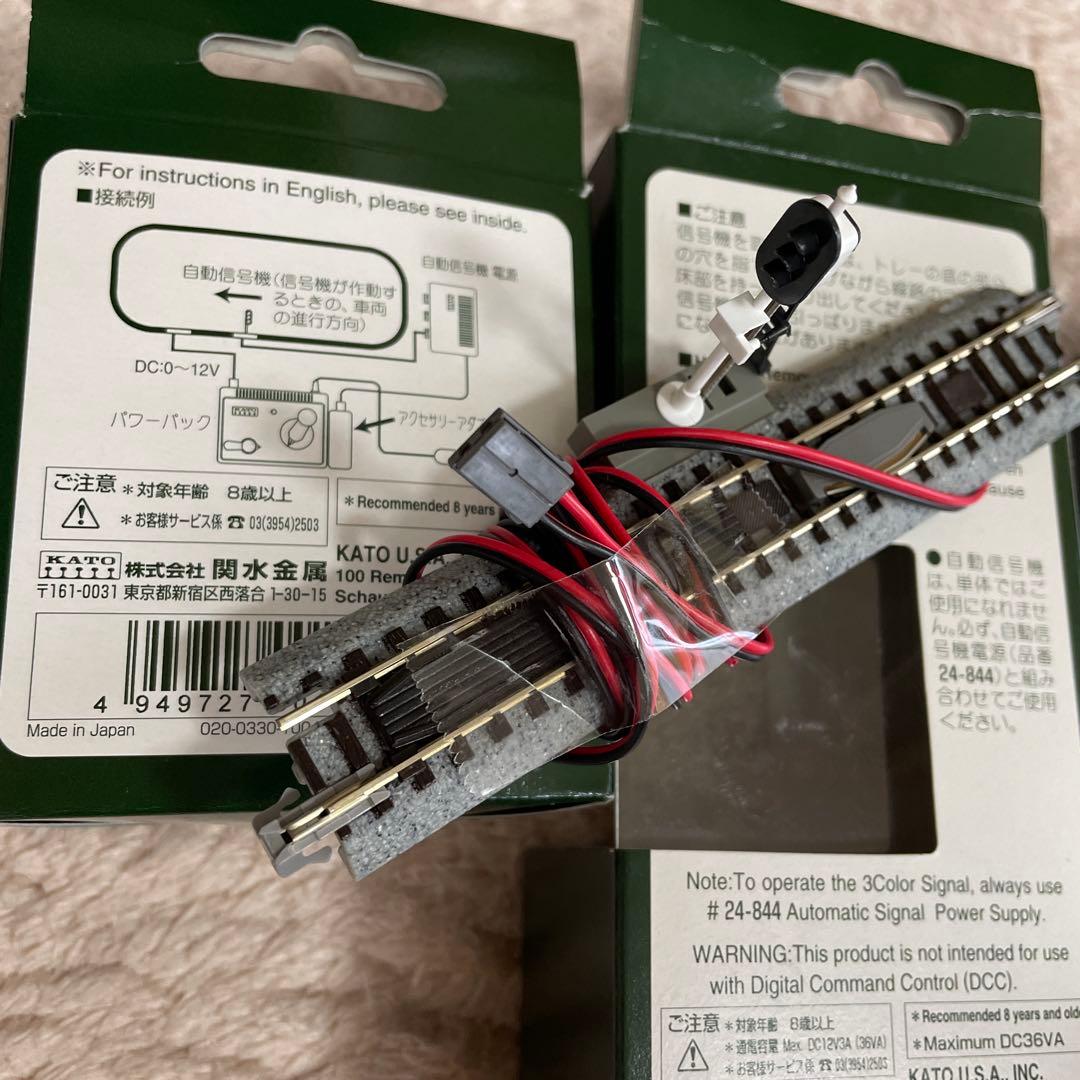 【中古品】KATO 自動信号機 電源セット N-GAUGE Nゲージ