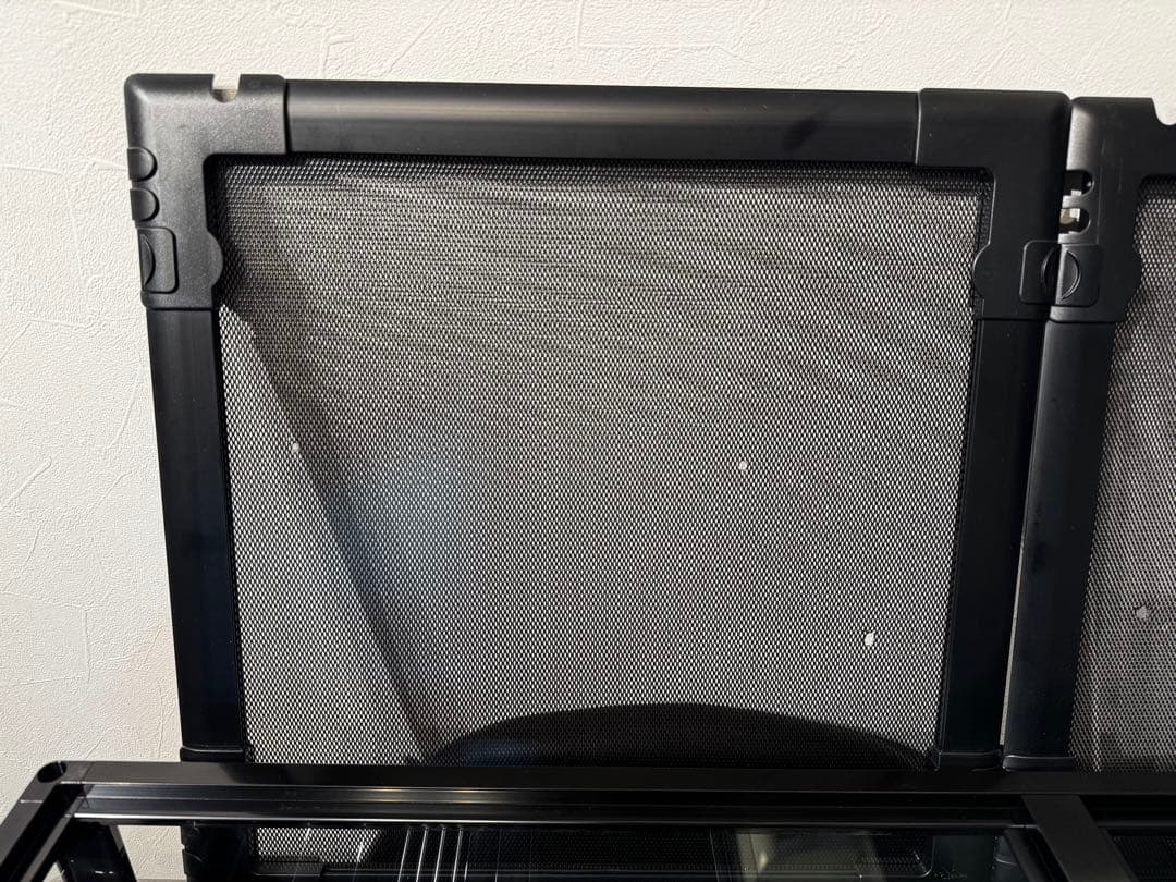 爬虫類ケージ(9045) ブラック ガラス製