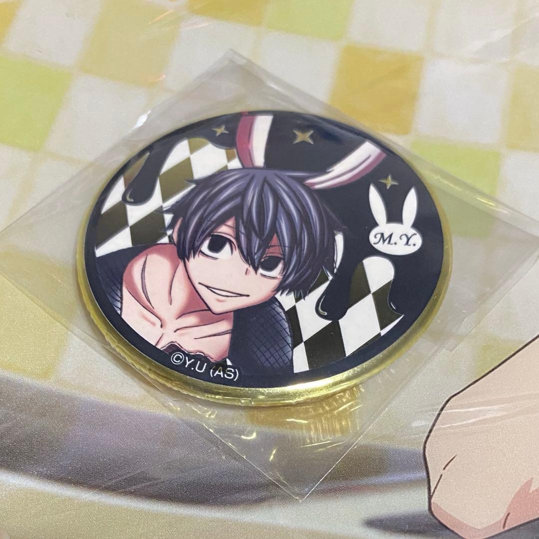 淀川真澄　バニー　メタル缶バッジ