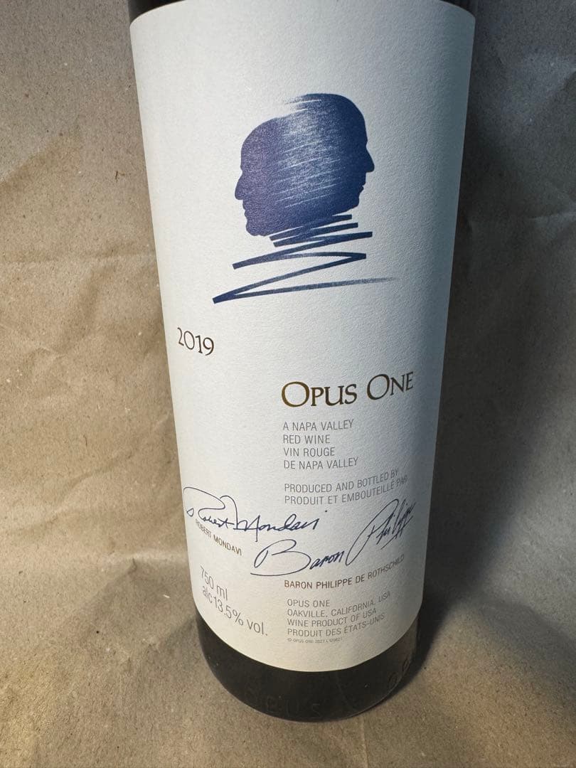 美品 オーパス ワンOpus One 2019 赤ワイン 750ml アメリカ産