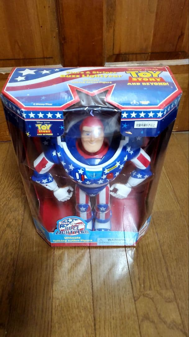 状態良 アメリカンフラッグ バズライトイヤー 星条旗 トイ・ストーリー