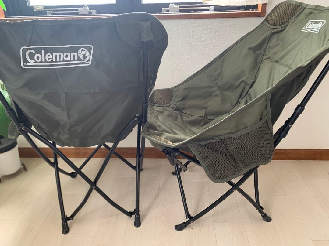 コールマン ヒーリングチェア オリーブ2個セット