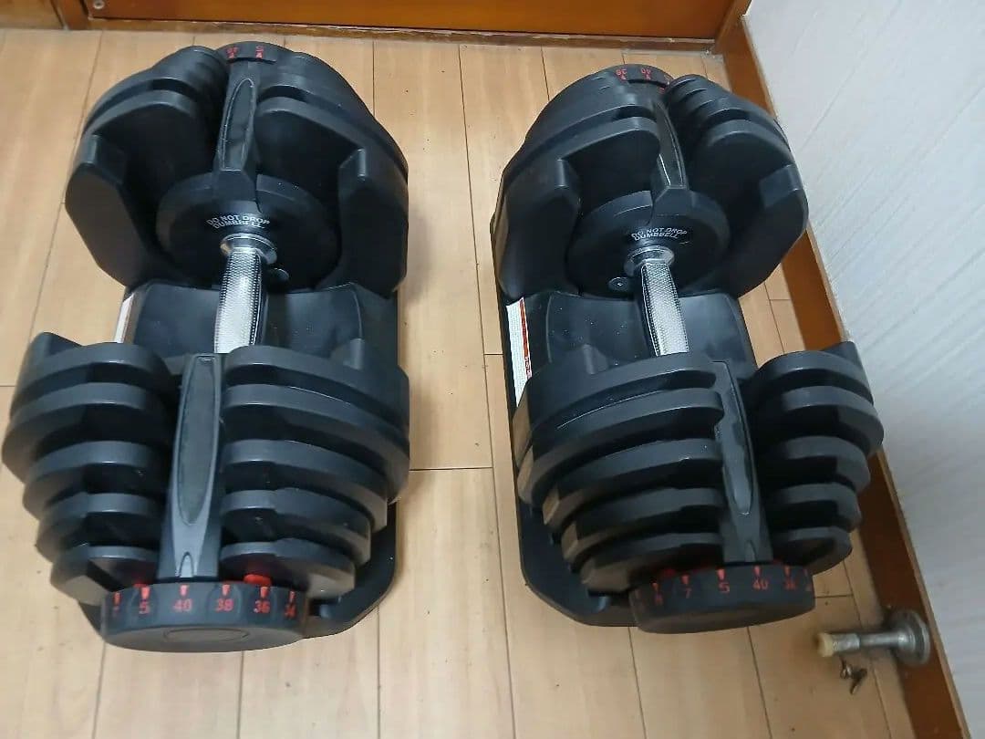 ① 可変式ダンベル 40Kg×1個/計40Kg