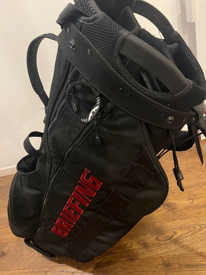 BRIEFING ブラック キャディバッグ CR-4