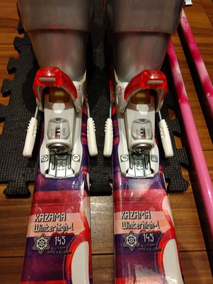 ALL♥KAZAMA/学生・レディース用/スキーセット/メンテ・WAX済み✔