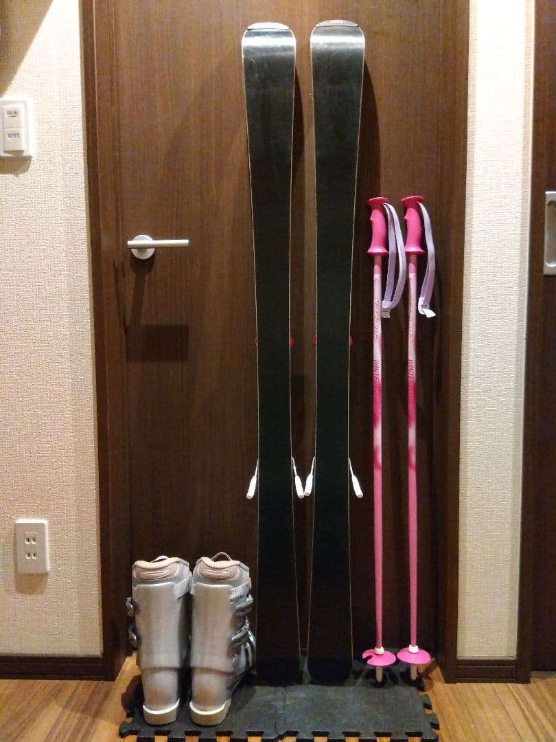 ALL♥KAZAMA/学生・レディース用/スキーセット/メンテ・WAX済み✔