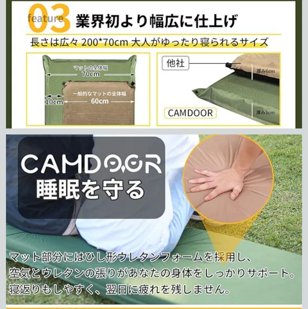 CAMDOOR スリーピングマット 2枚セット
