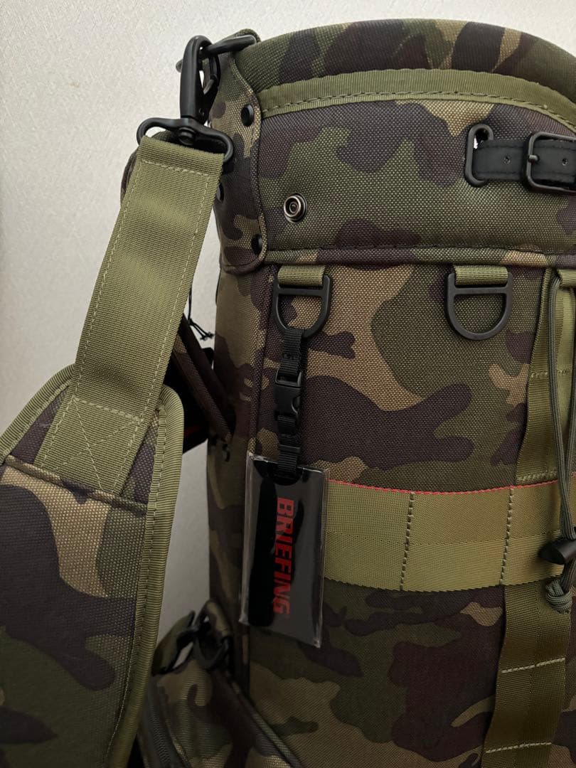 新品　BRIEFING 迷彩 キャディバッグ