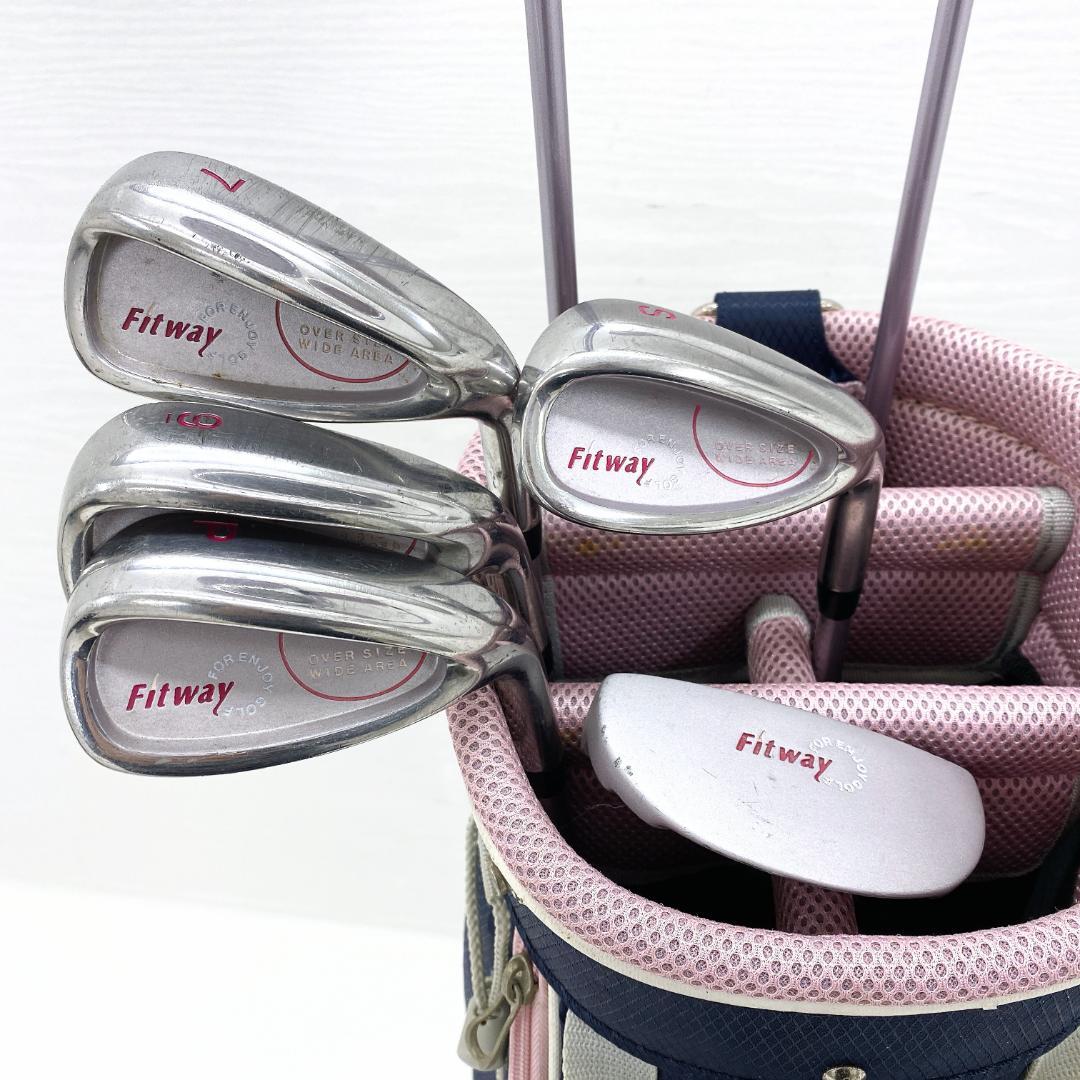 初心者様推奨‼ Fitway フィットウェイ レディース ゴルフ　クラブ セット