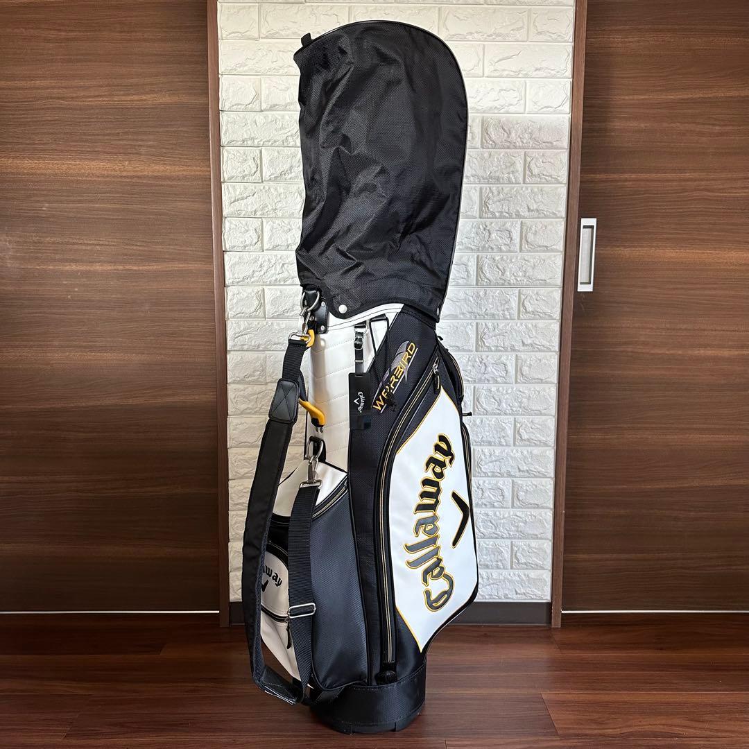 Callaway Warbird キャディバッグ 9型 ブラック×ホワイト