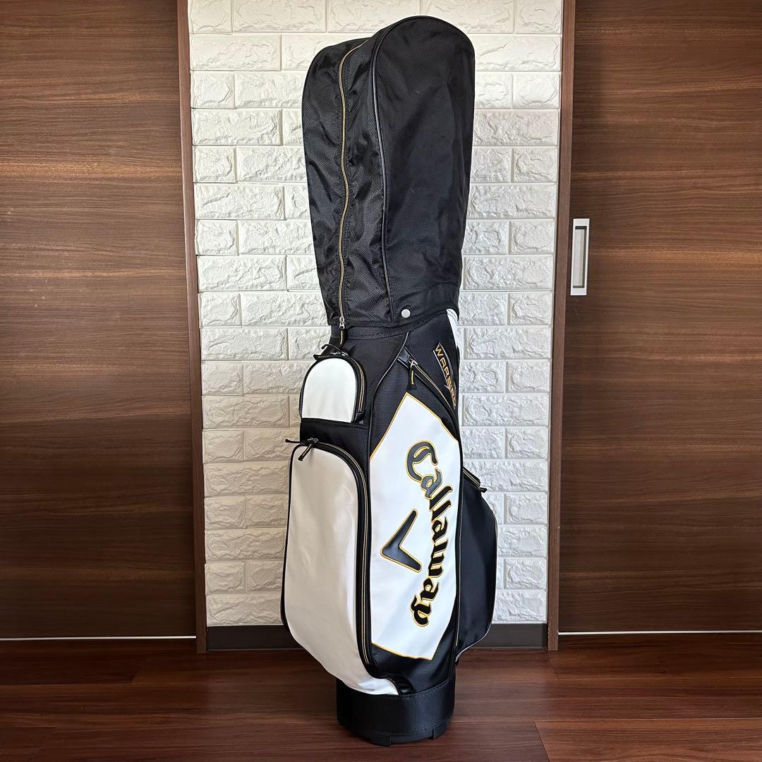 Callaway Warbird キャディバッグ 9型 ブラック×ホワイト