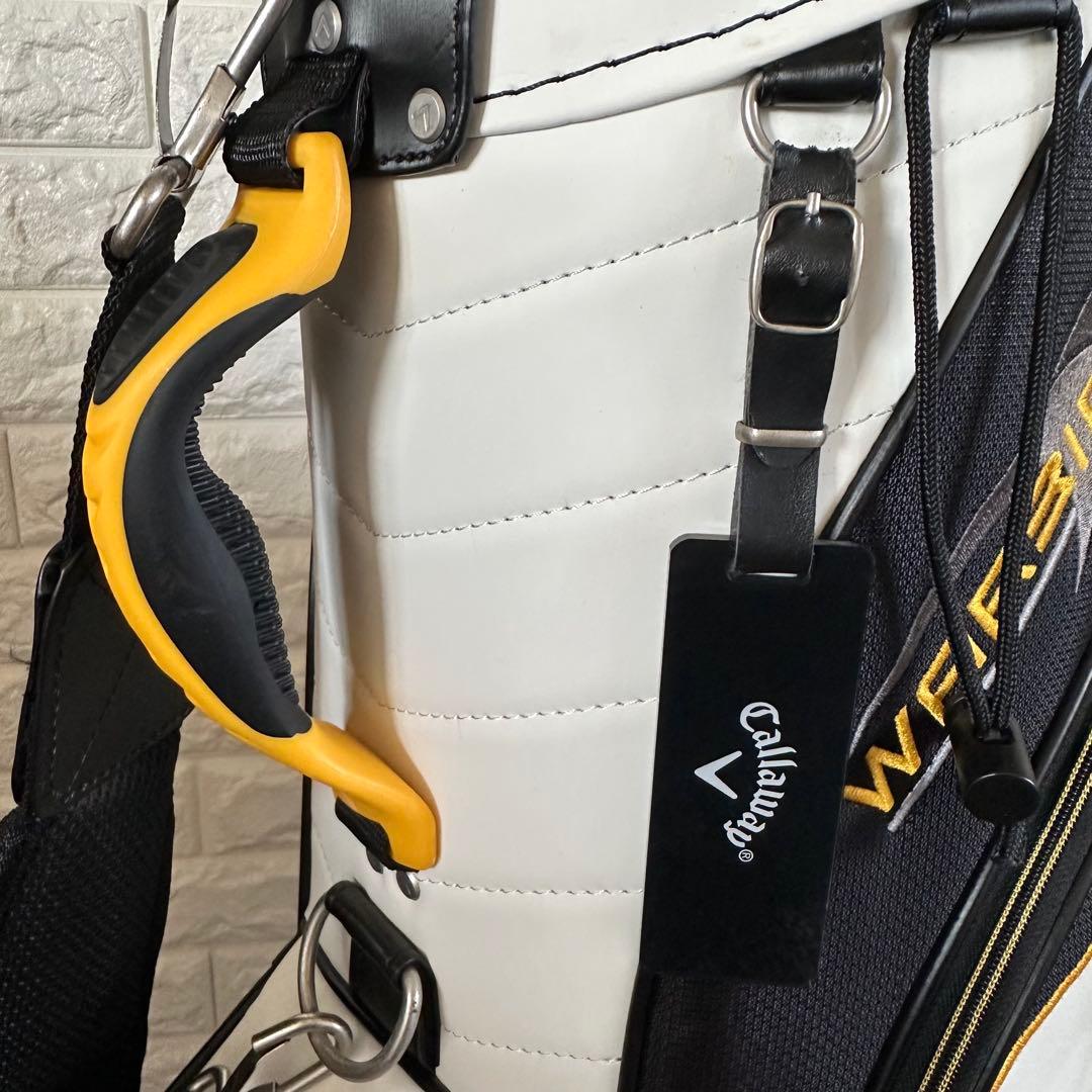 Callaway Warbird キャディバッグ 9型 ブラック×ホワイト