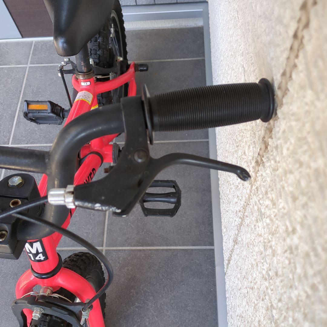 【かゆりぱ】CRANKER キッズバイク 14 赤