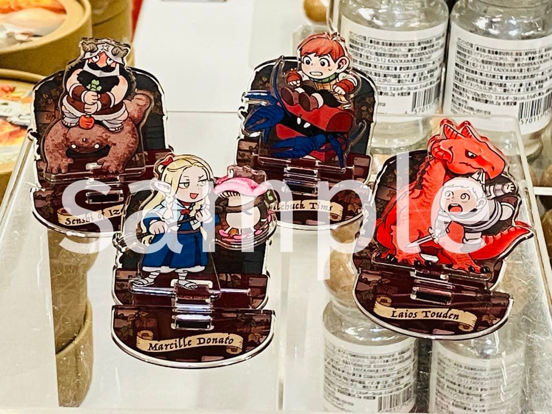 迷宮探索展 ダンジョン飯 ゆらゆら アクリルスタンド アクスタ 4点 セット