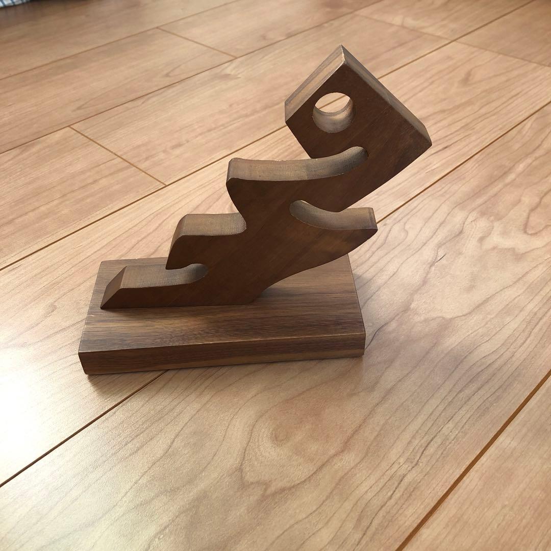 ビンテージ　wood abstract sculpture 右側　盛永省治