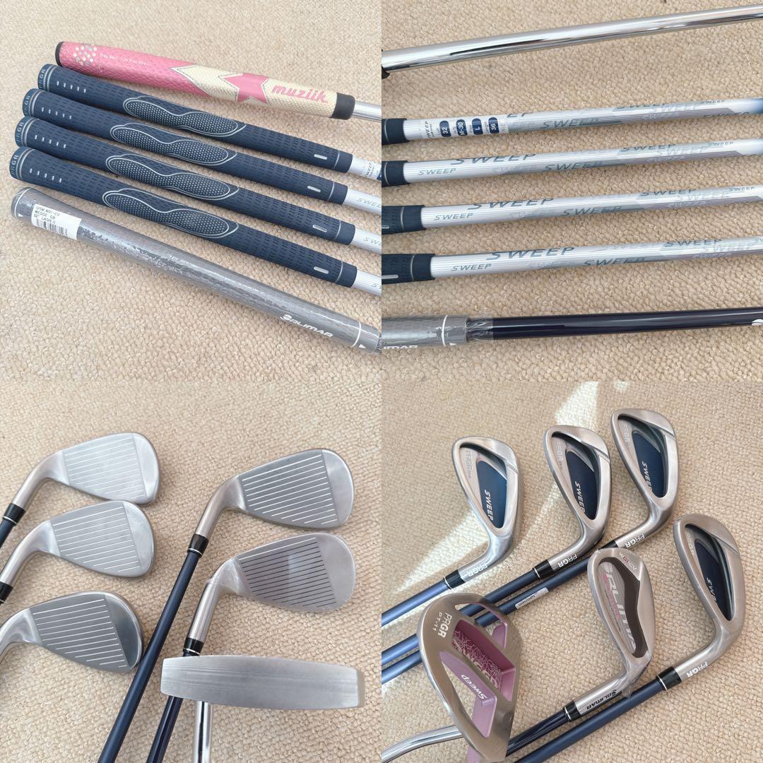 人気‼️【極上美品】レディース ゴルフクラブセット/ゴルフセット/キャディバッグ付