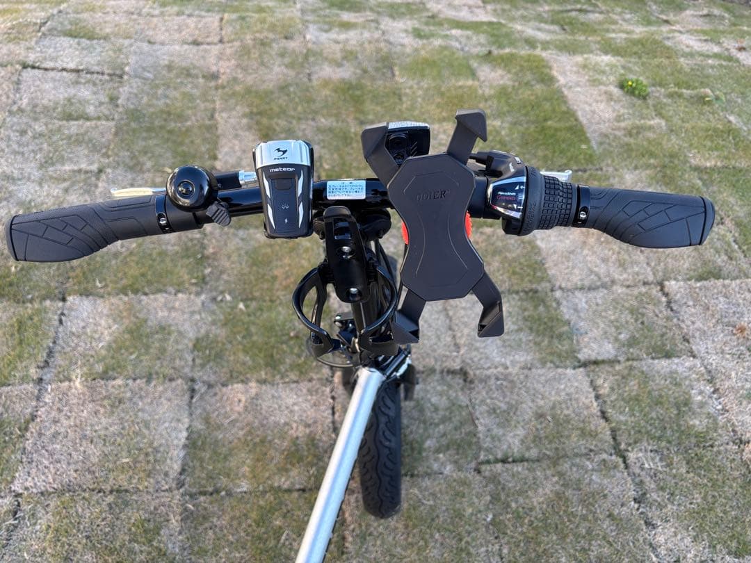 HUMMER 折りたたみ自転車 シルバーFDB206FAT-BIKE 20インチ