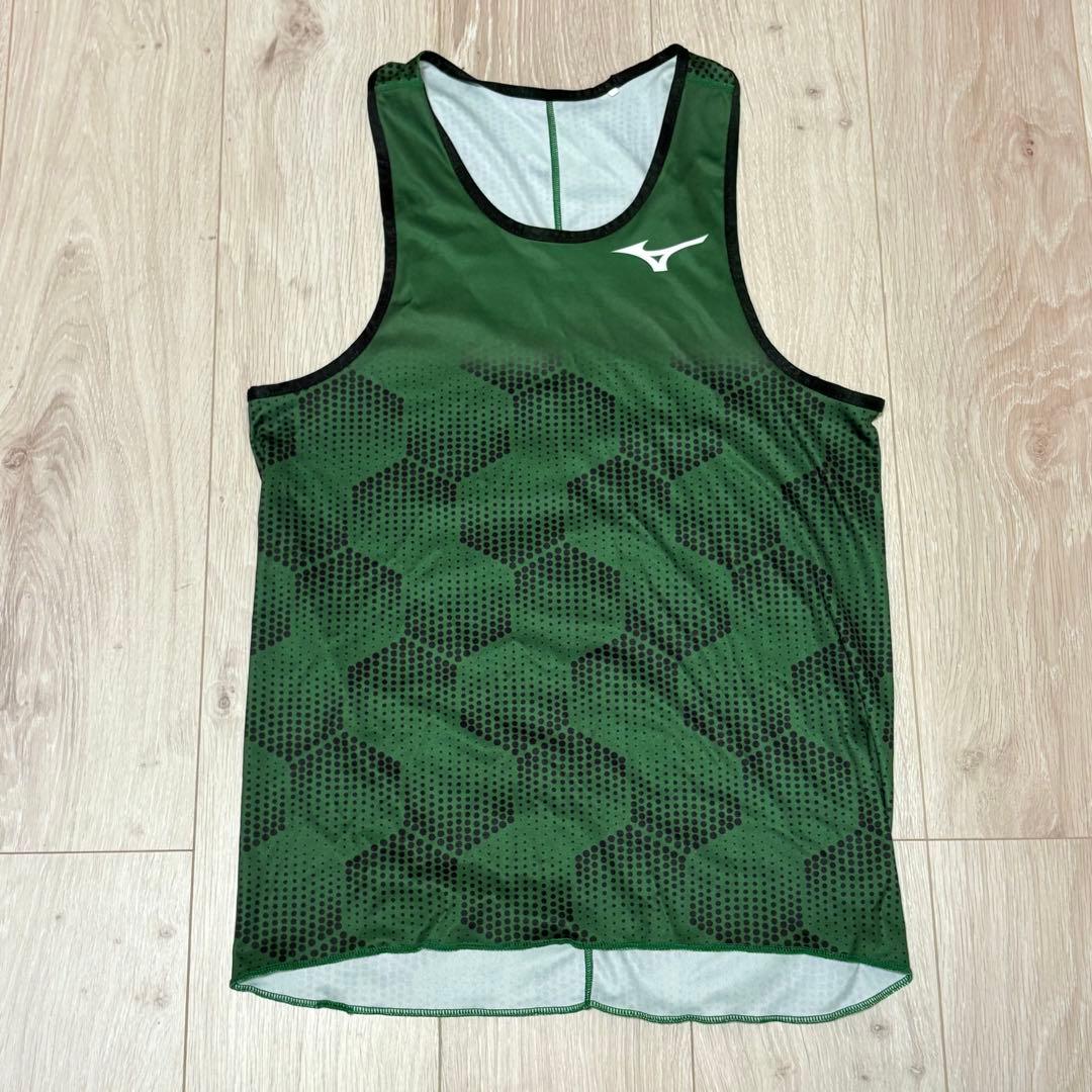 試着のみ✨ミズノ　ランニング　陸上　上下　セットアップ　ユニフォーム　Mサイズ