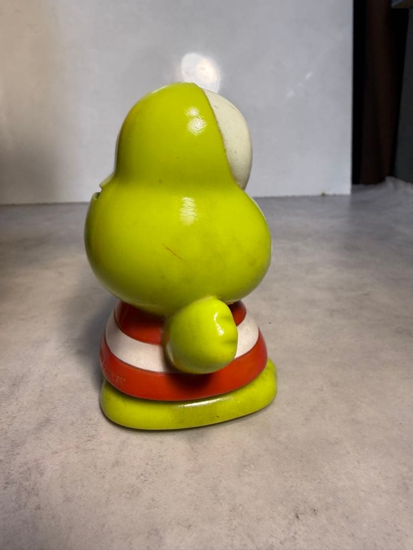 昭和レトロ けろけろけろっぴ ソフビ　貯金箱 　当時物 1988-89 サンリオ