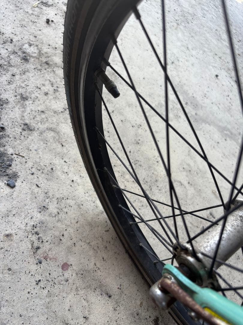 Bianchi ミニベロ 8段変速 ミントグリーン