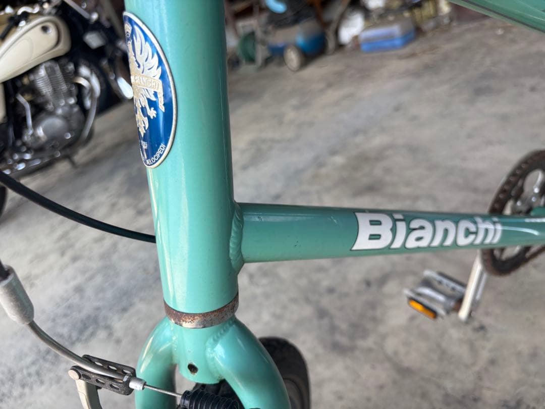 Bianchi ミニベロ 8段変速 ミントグリーン