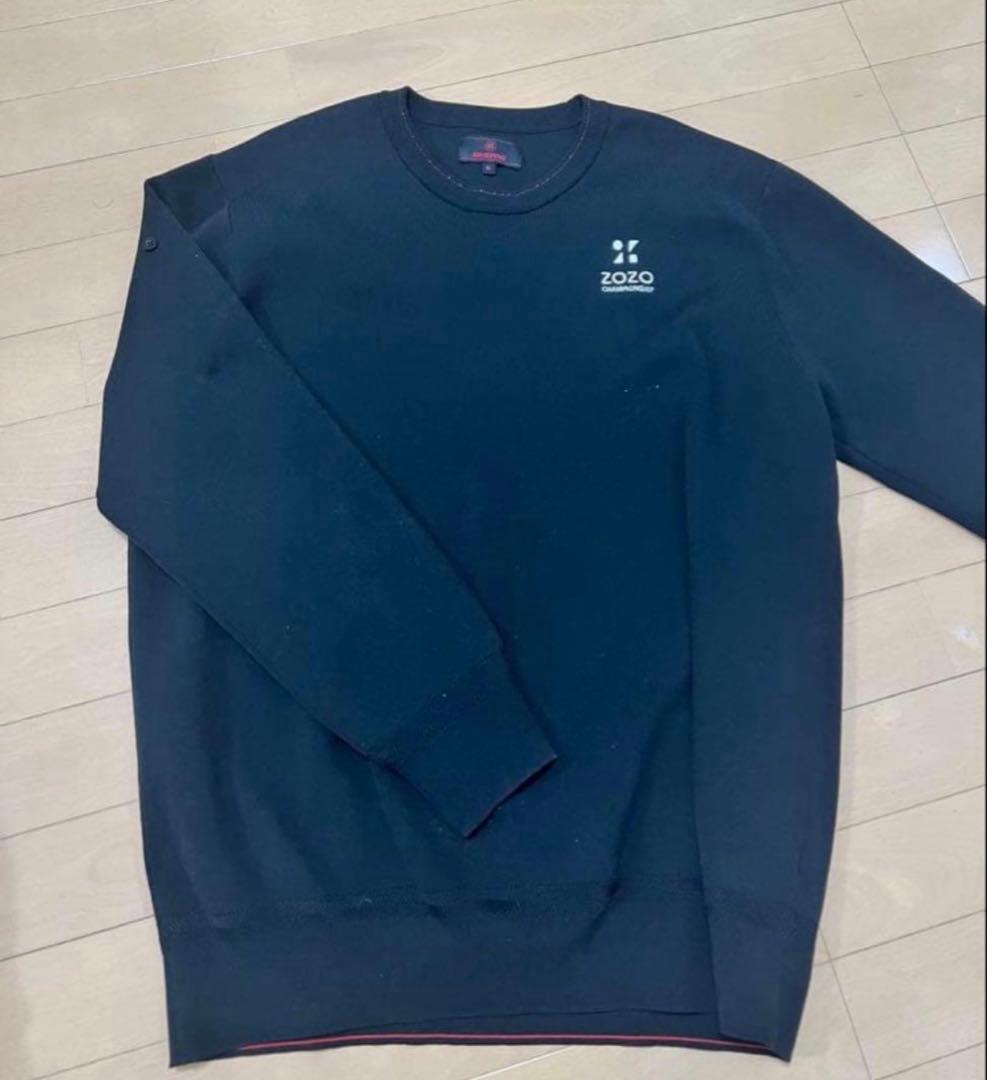 BRIEFING×ZOZO CHAMPIONSHIP 撥水ニット クルーネック