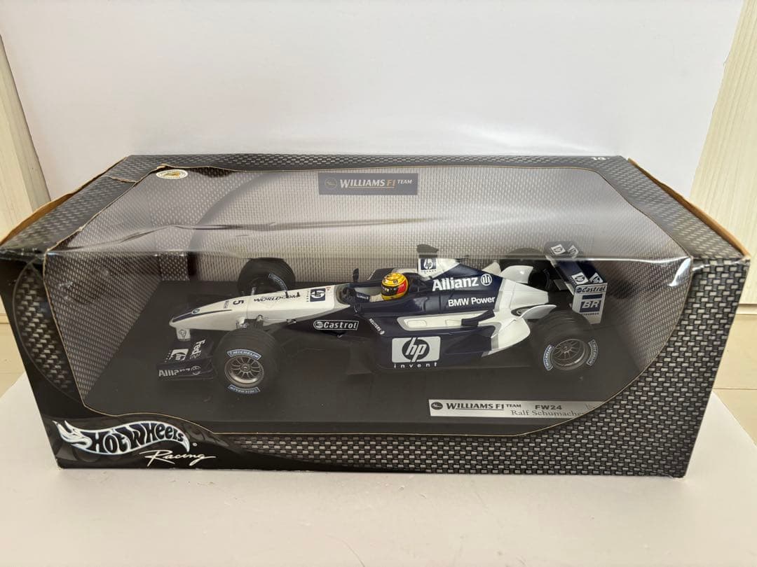 Williams F1 シューマッハ  FW24 ミニカー ホットウィール